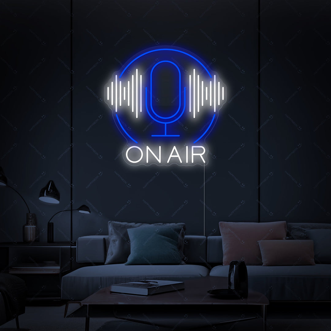 "Podcast In De Lucht" Neonbord