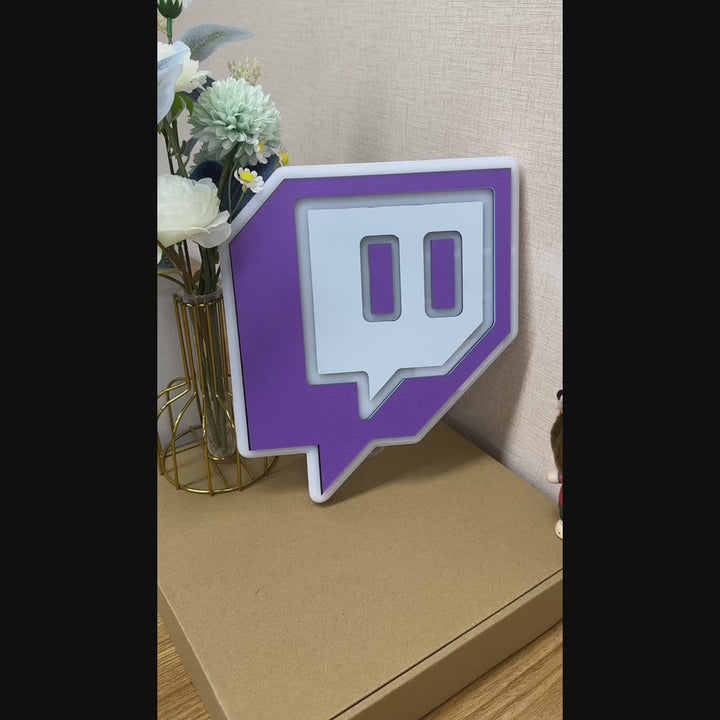 "Twitch -logo" Neon Like