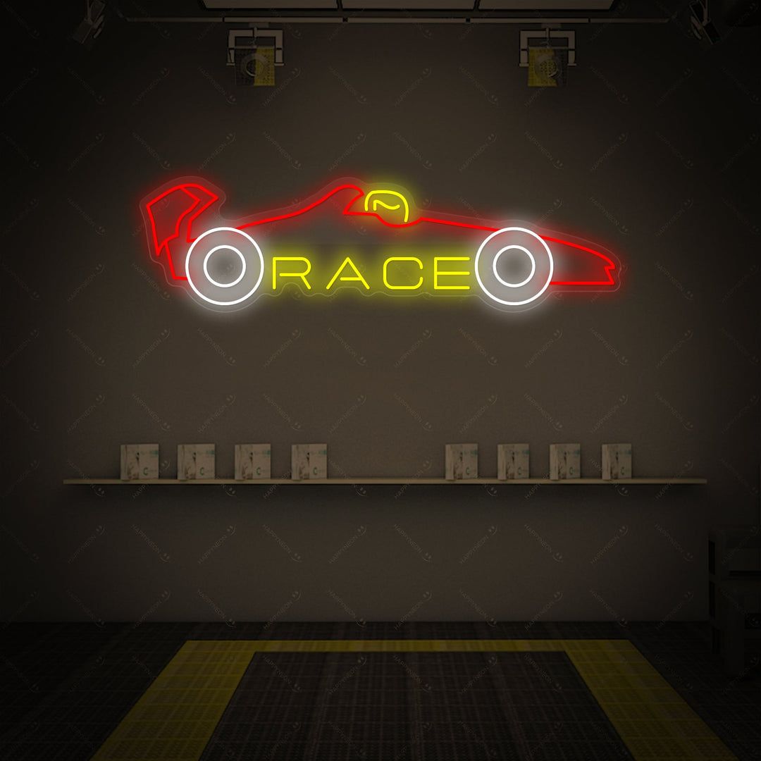 "Race Car" Neonbord