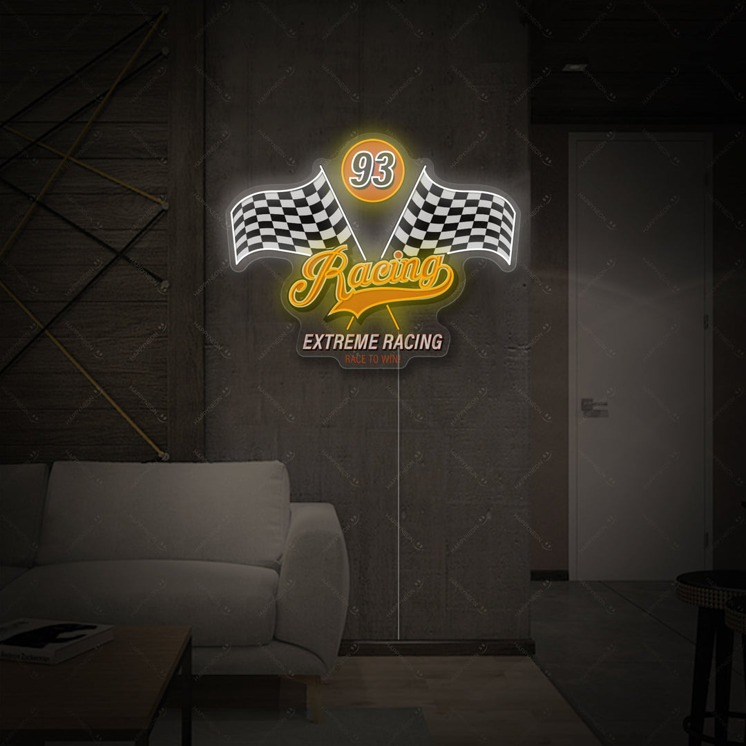 "Racing" Neonbord