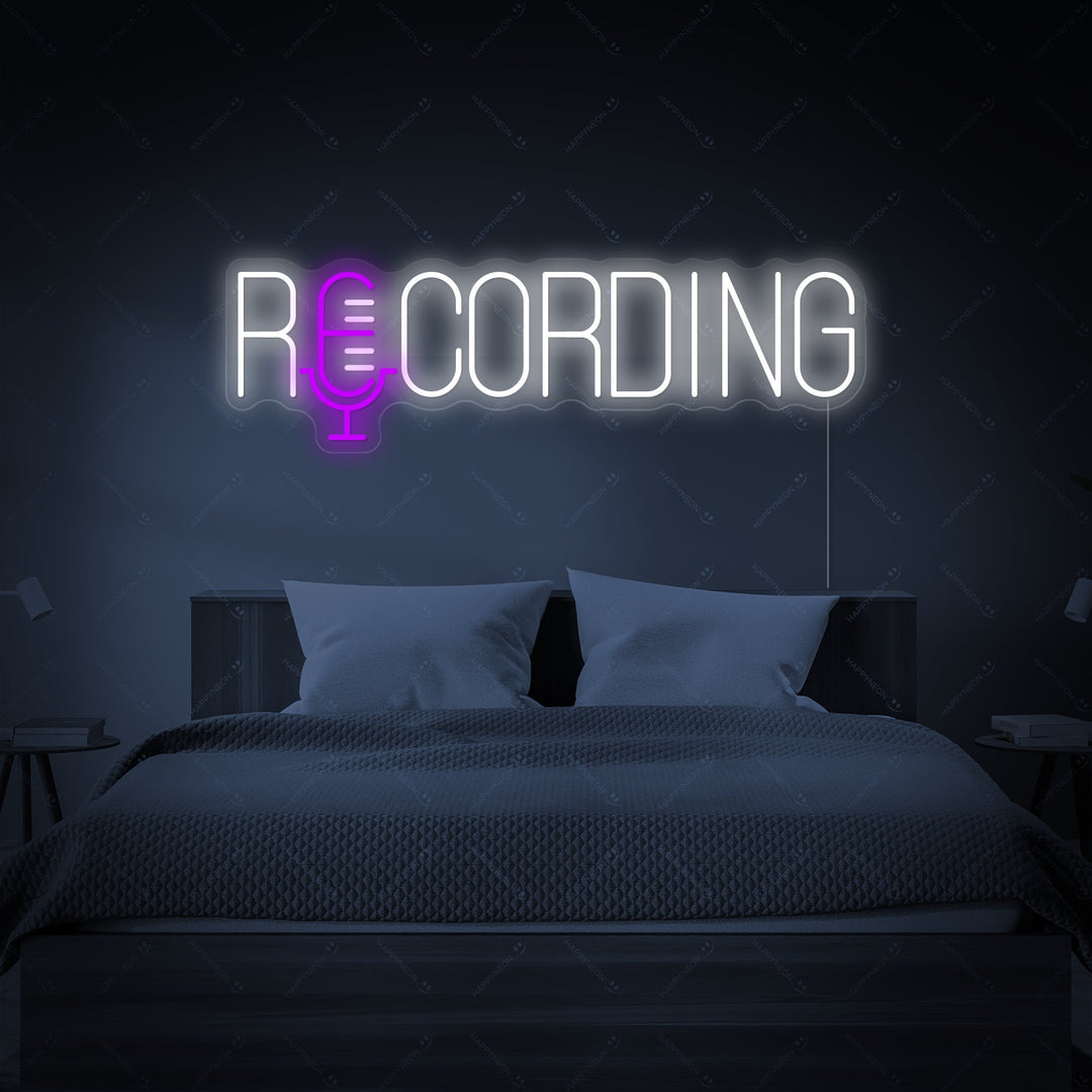 "Recording" Neonbord