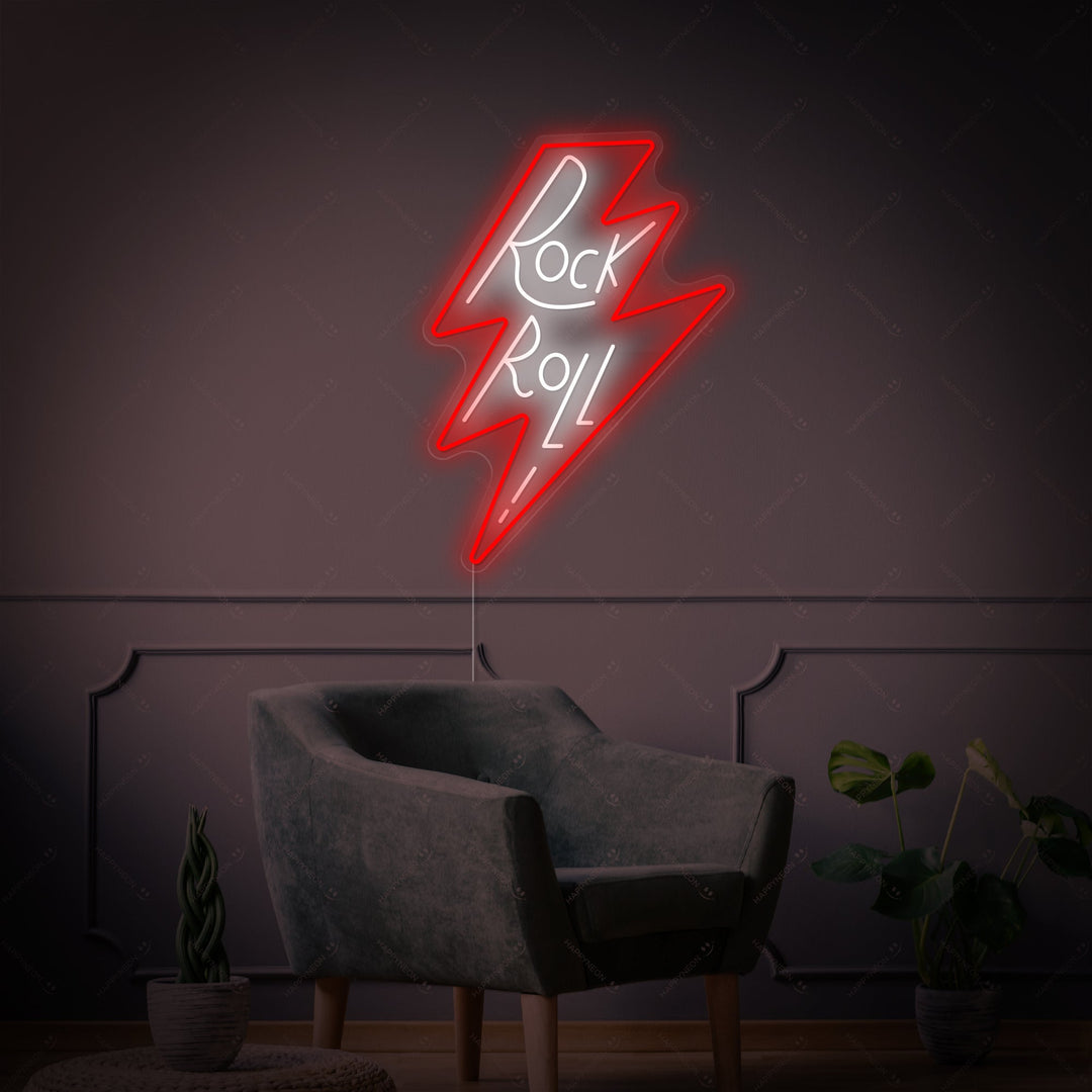 "Rock Roll" Neonbord