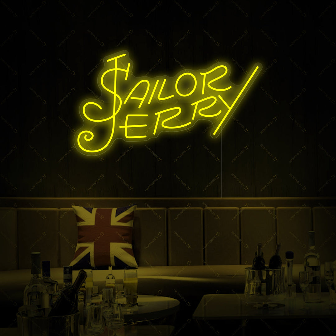 "Sailor Jerry Rum" Neonbord
