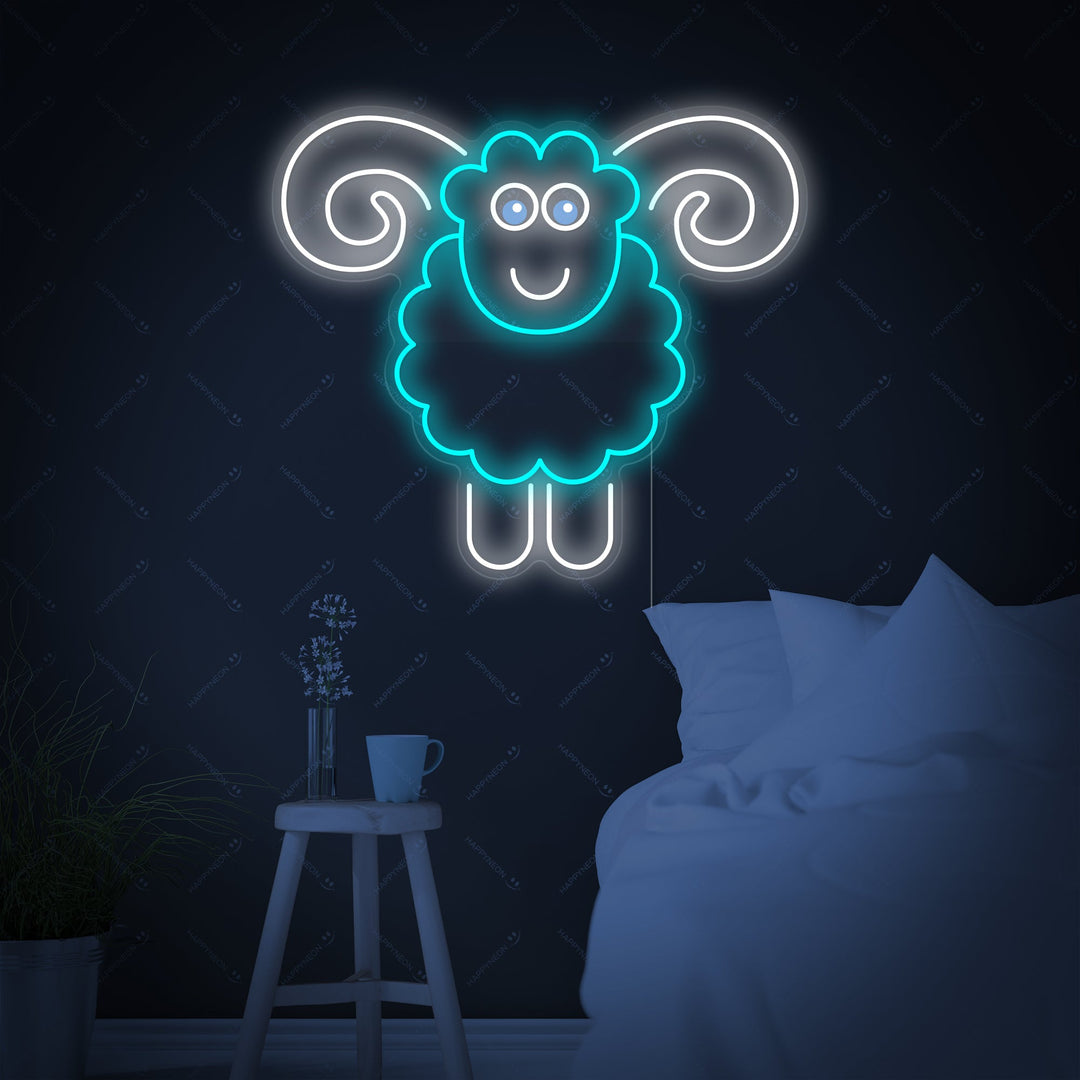 "Schapen" Neonbord