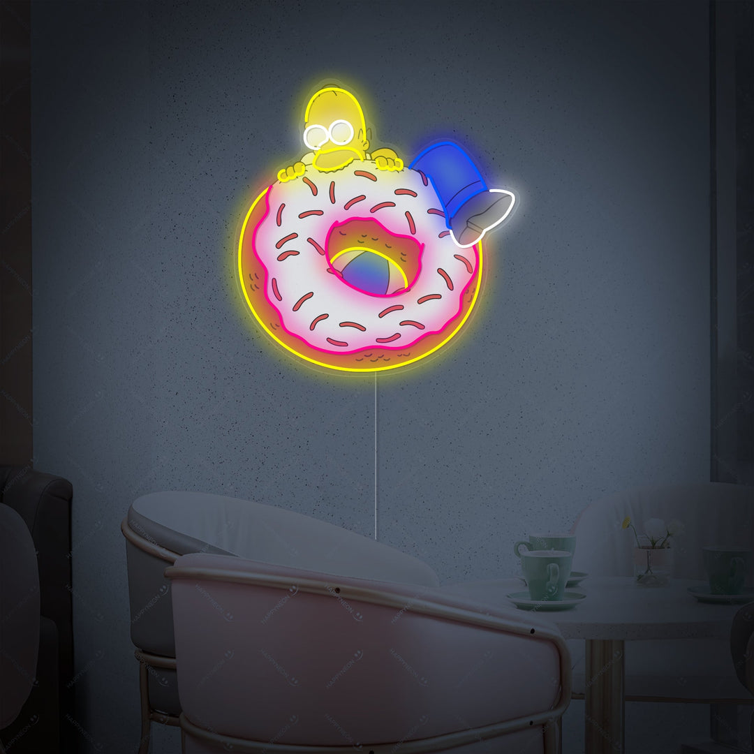 "Simps Ring" Neonbord