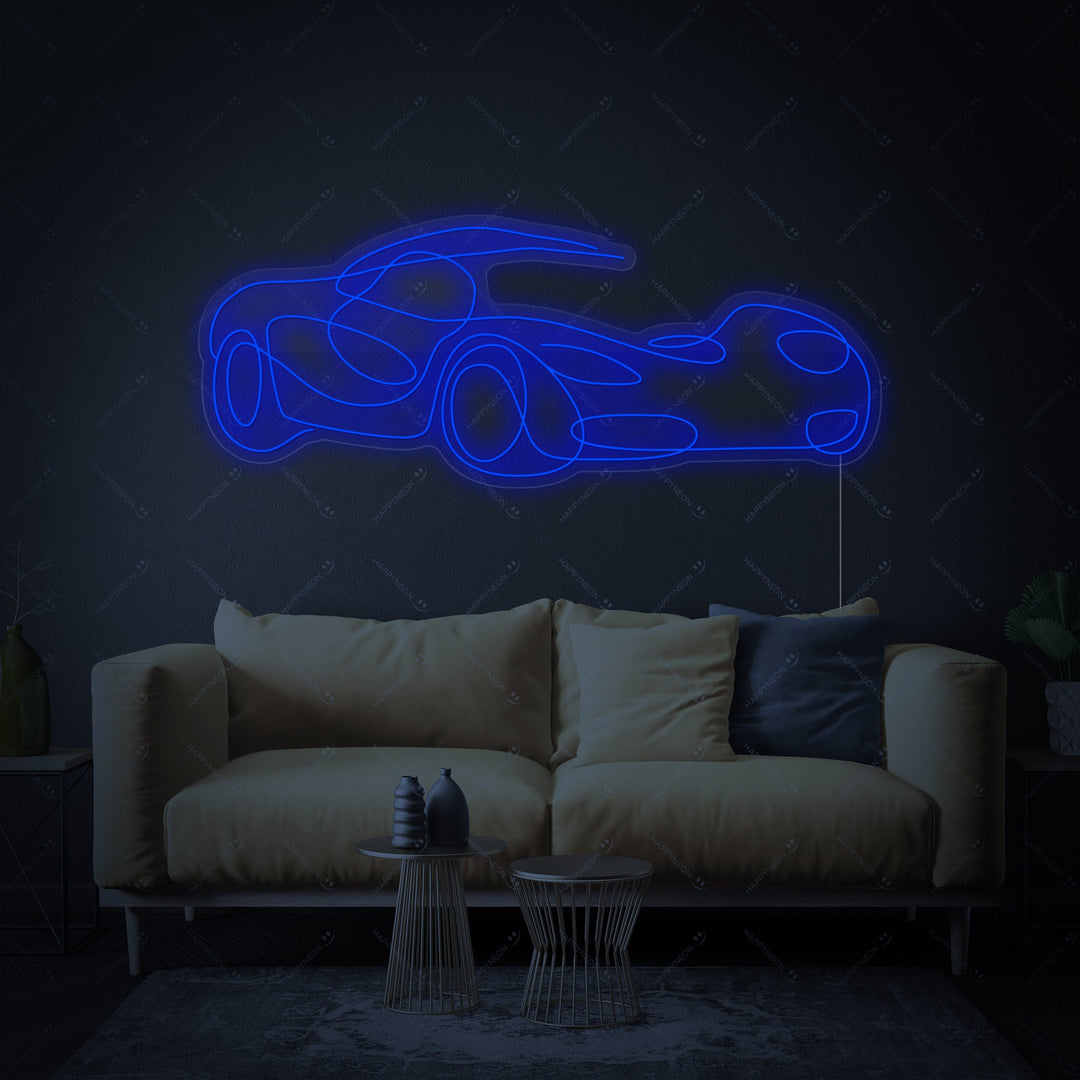 "Sportwagen" Neonbord