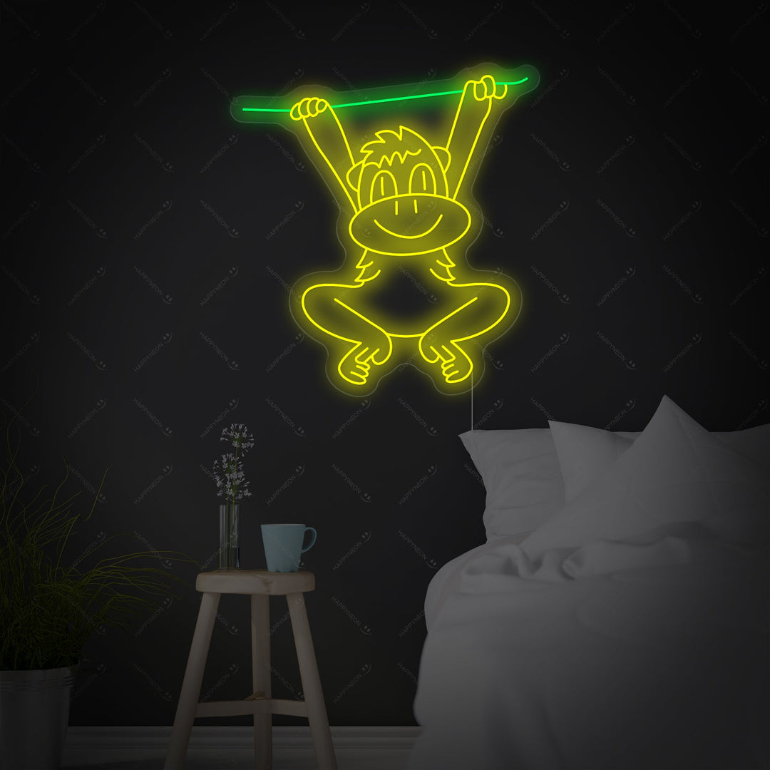 "Swingende Aap" Neonbord