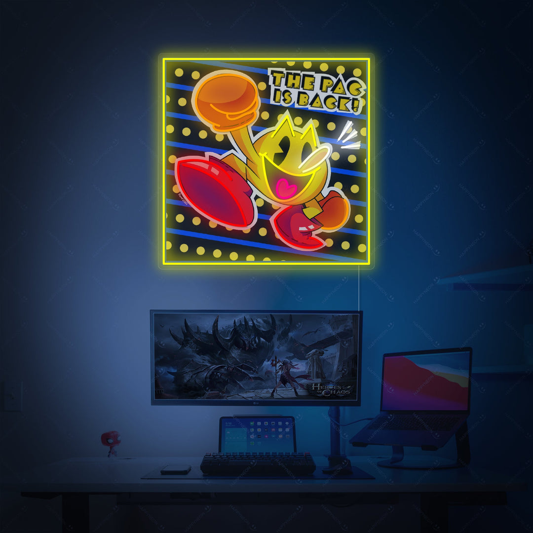 "The Pac Is Back" Neonbord