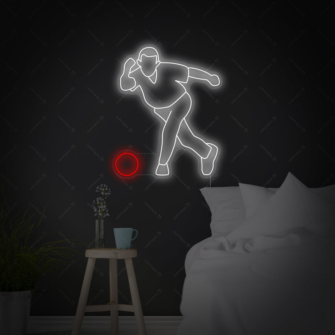 "Gooien Bowling" Neonbord