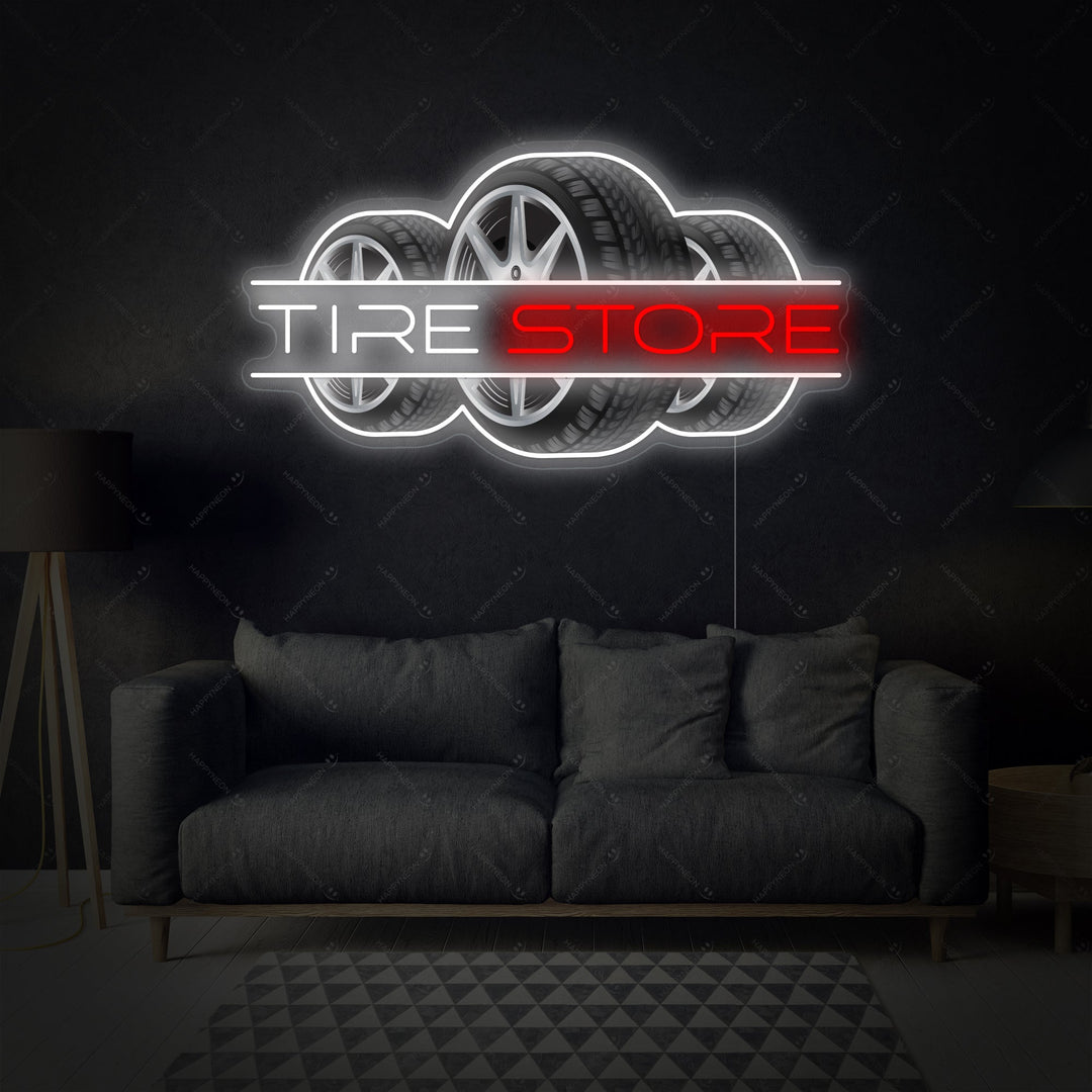 "Tire Store" Neonbord