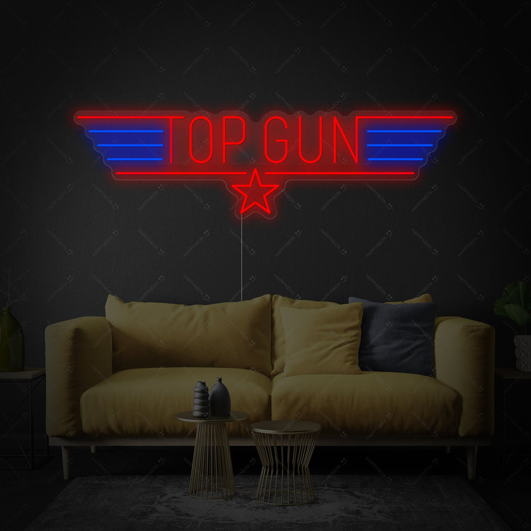 "Top Gun" Neonbord