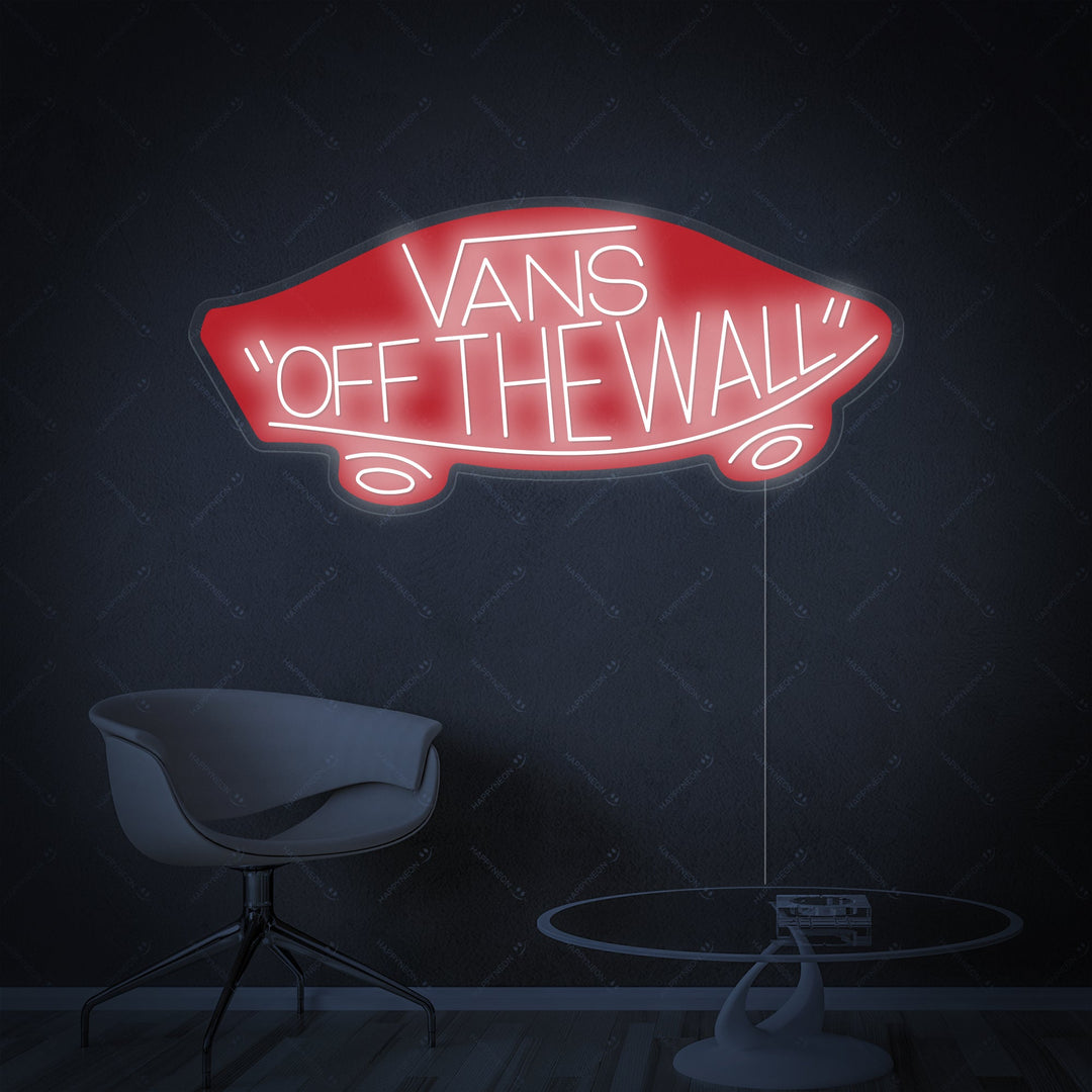"Vans Off The Wall" Neonbord