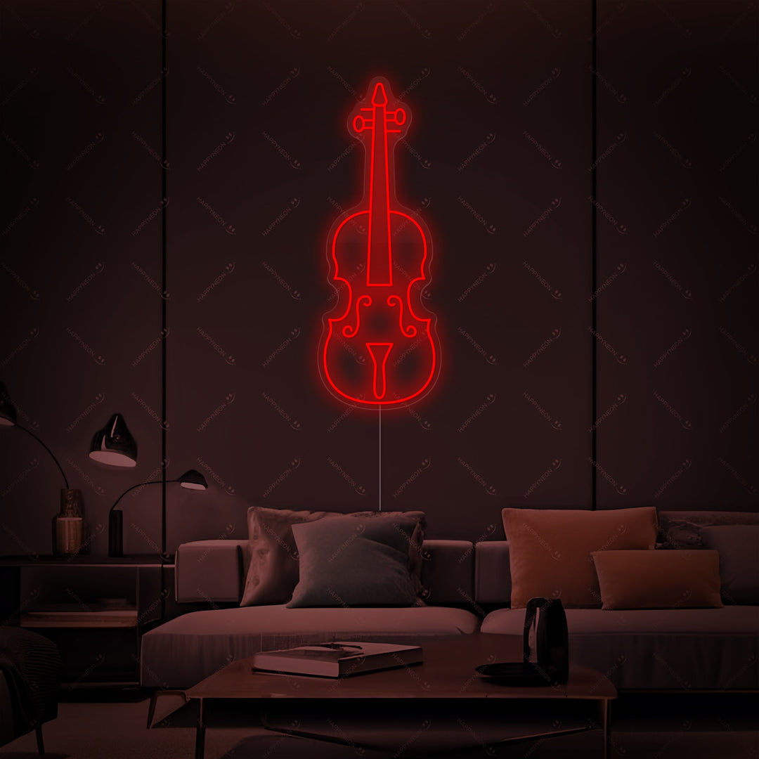 "Viool" Neonbord