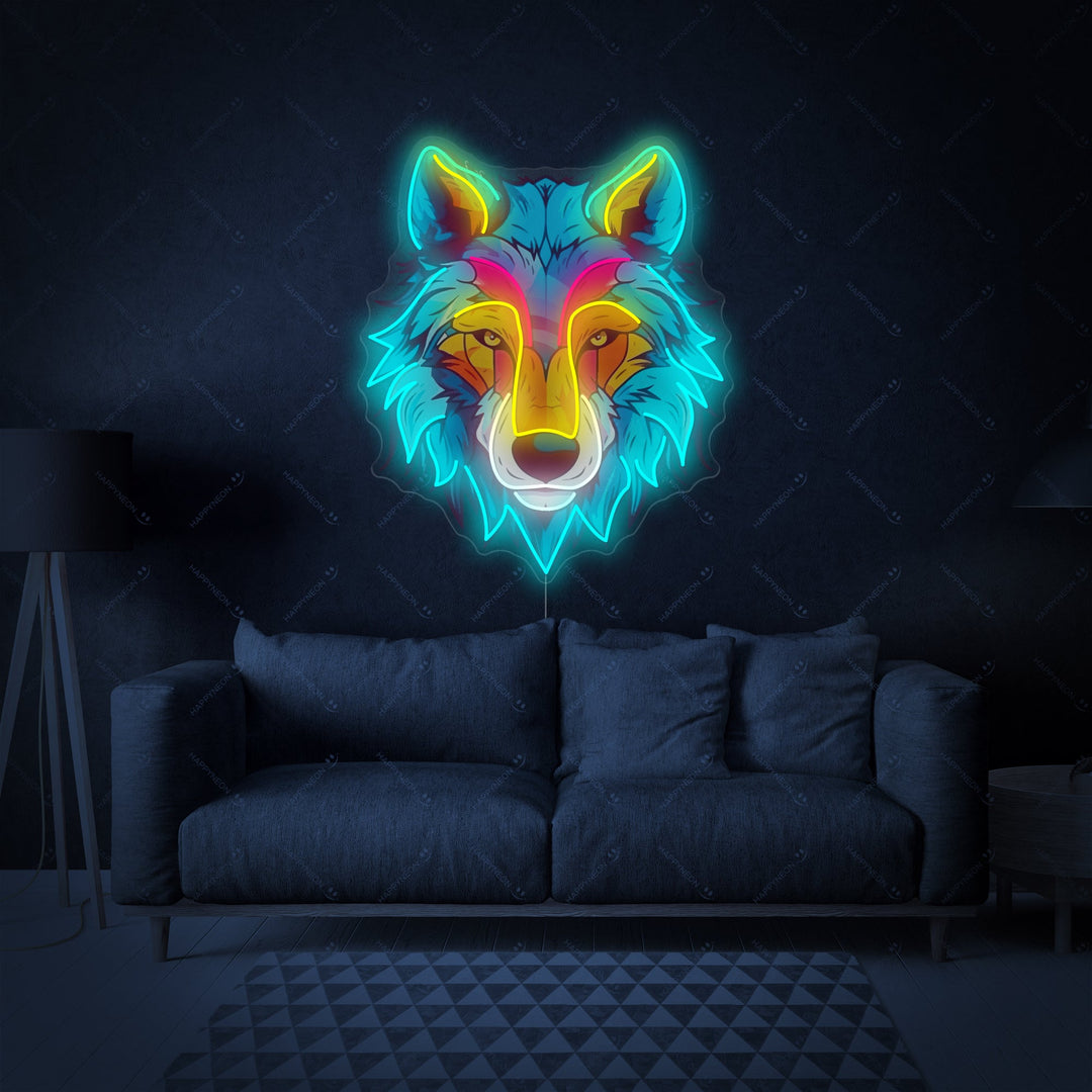 "Wolf" Neonbord