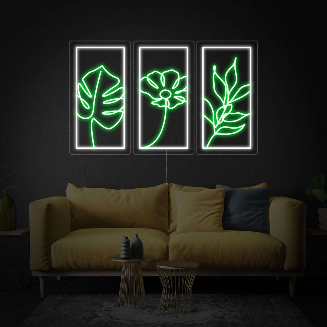 "3D Bloem" Neon Verlichting