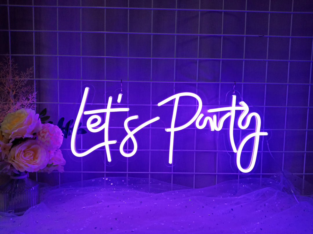 "Lets Party" Verlichting (Voorraad: 3 stuks)
