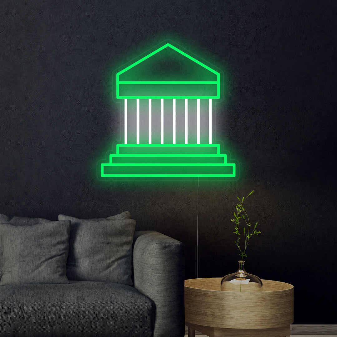 "Athene Akropolis Parthenon" Neon Verlichting