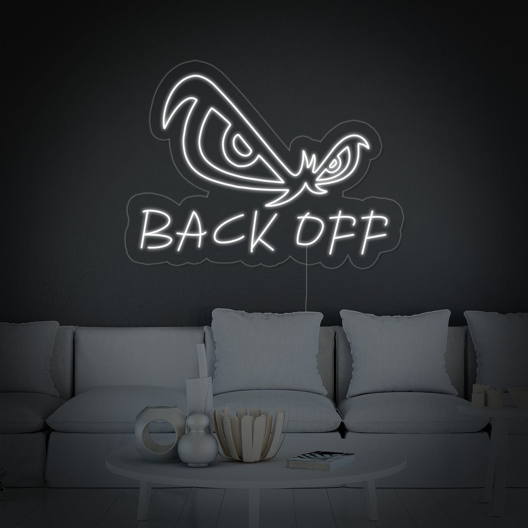 "Areogen, Back Off" Neon Verlichting