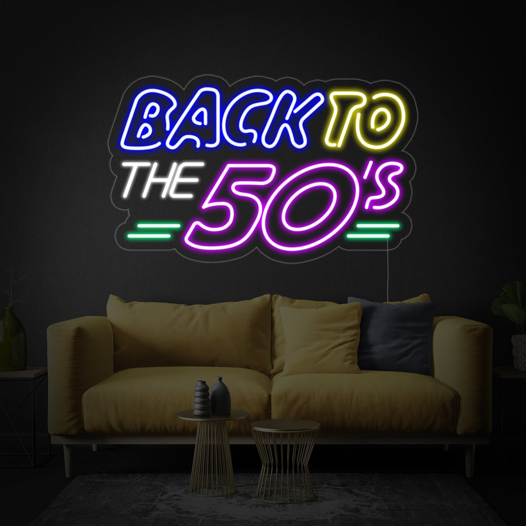 "Back To The 50s" Neon Verlichting