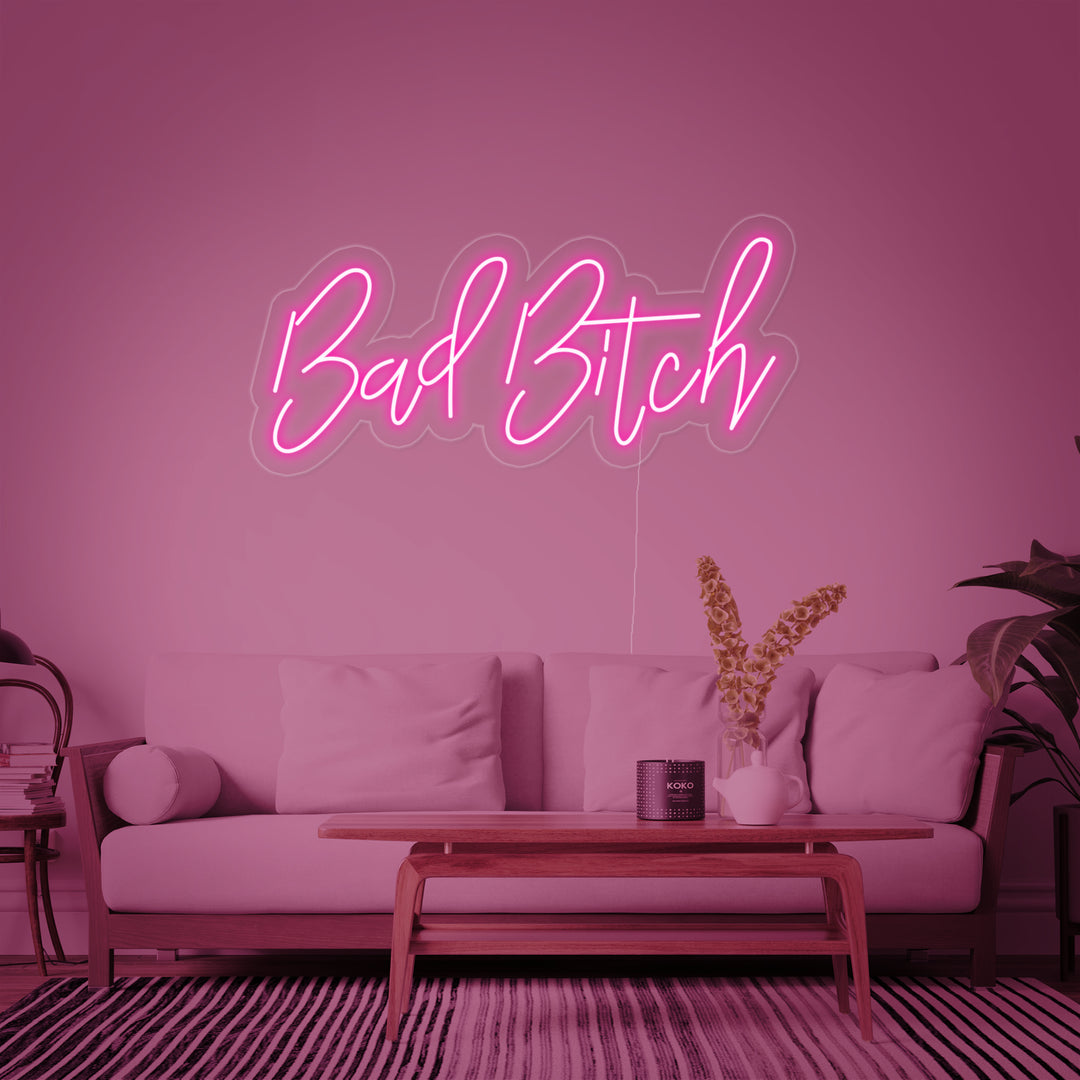 "Bad Bitch" Neon Verlichting