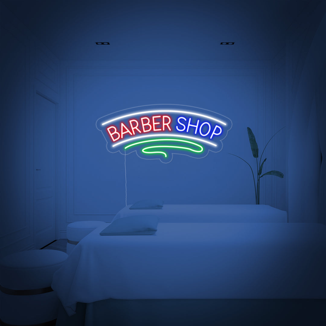 "Kapsel, Barber Shop" Neon Verlichting