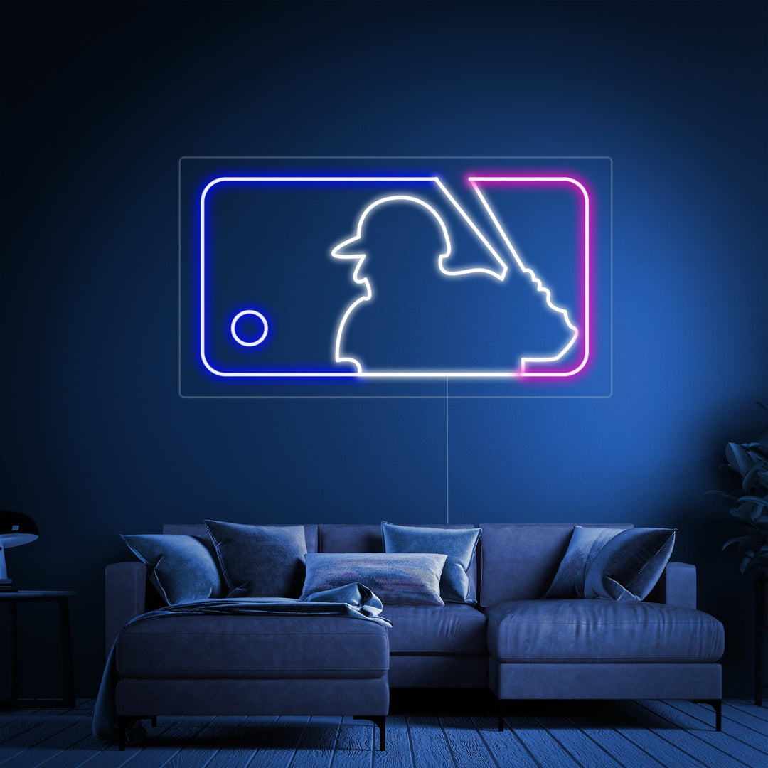 "Honkbal Spelen" Neon Verlichting