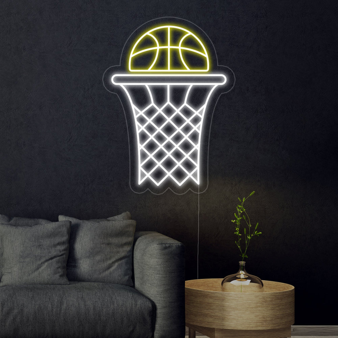 "Basketbalnet" Neon Verlichting