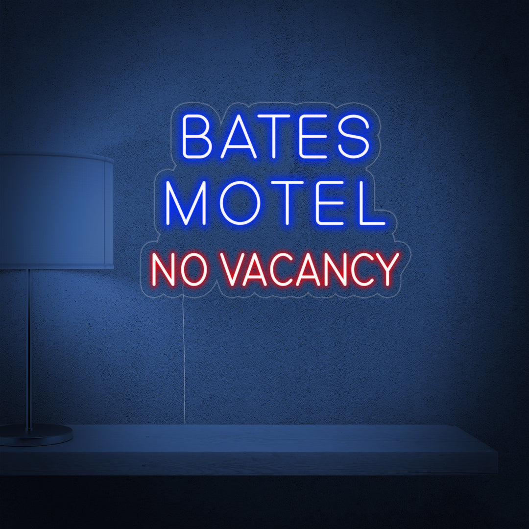 "Bates Motel No Vacancy" Neon Verlichting