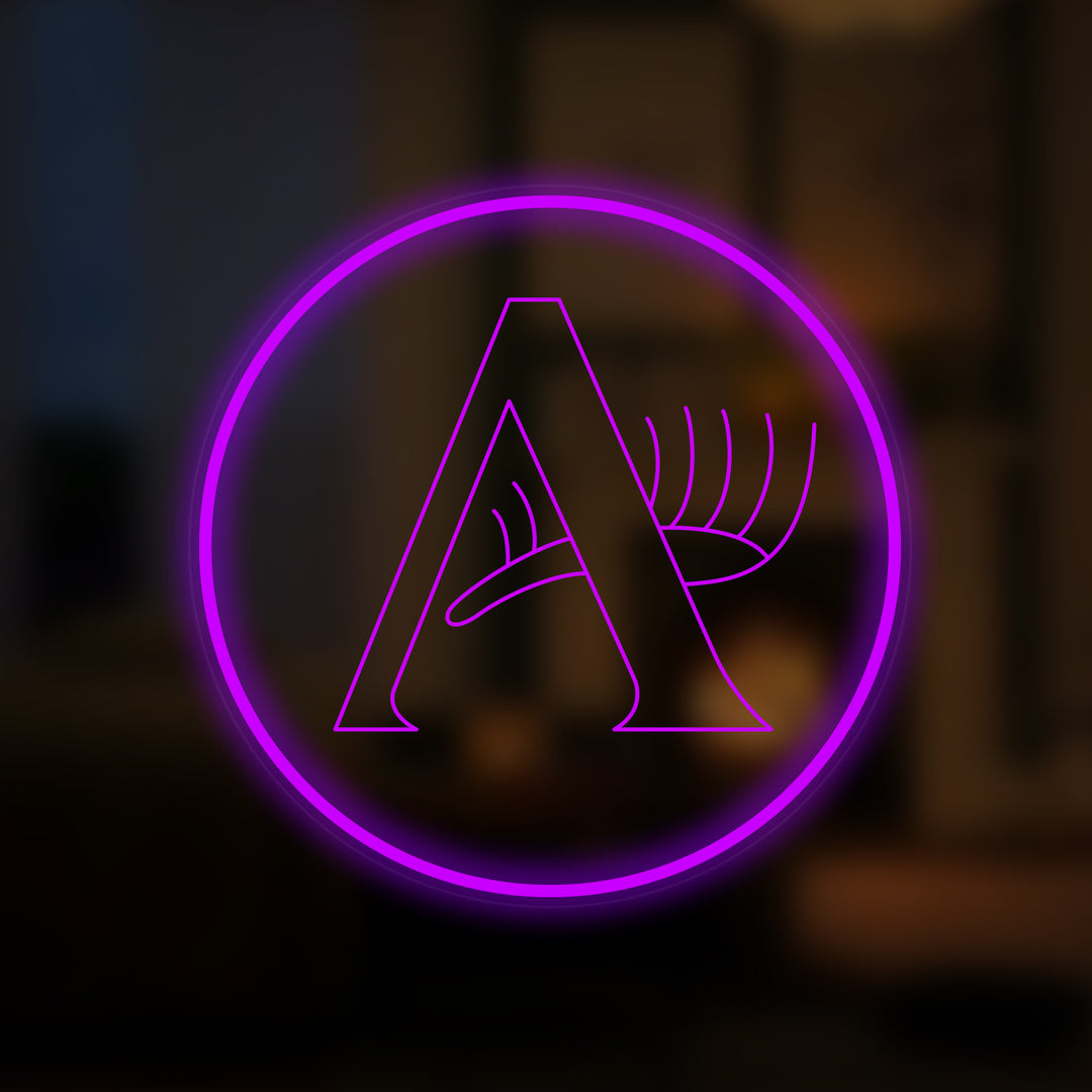 "Schoonheid Wimpers" Miniatuur Neonbord