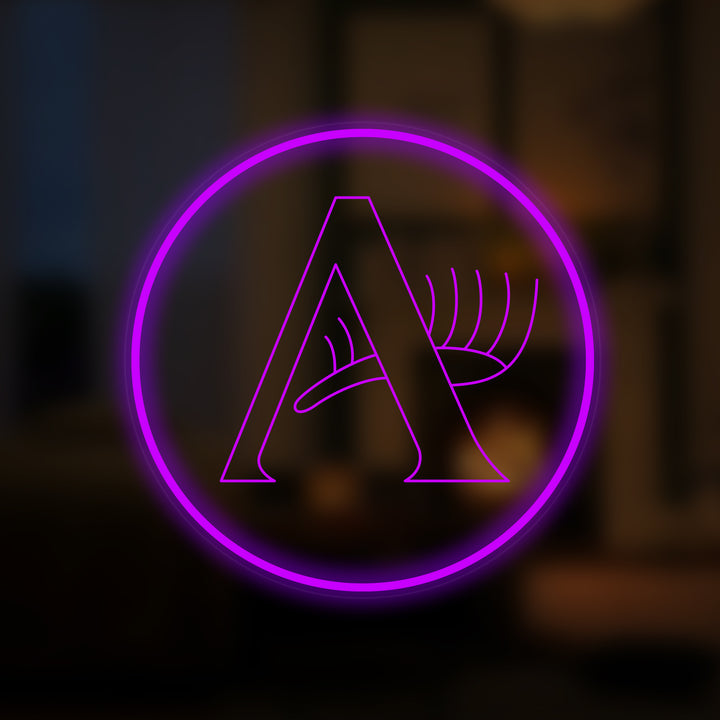 "Schoonheid Wimpers" Miniatuur Neonbord