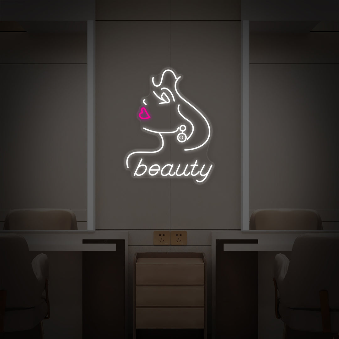 "Vrouwelijke Schoonheidssalon" Neon Verlichting