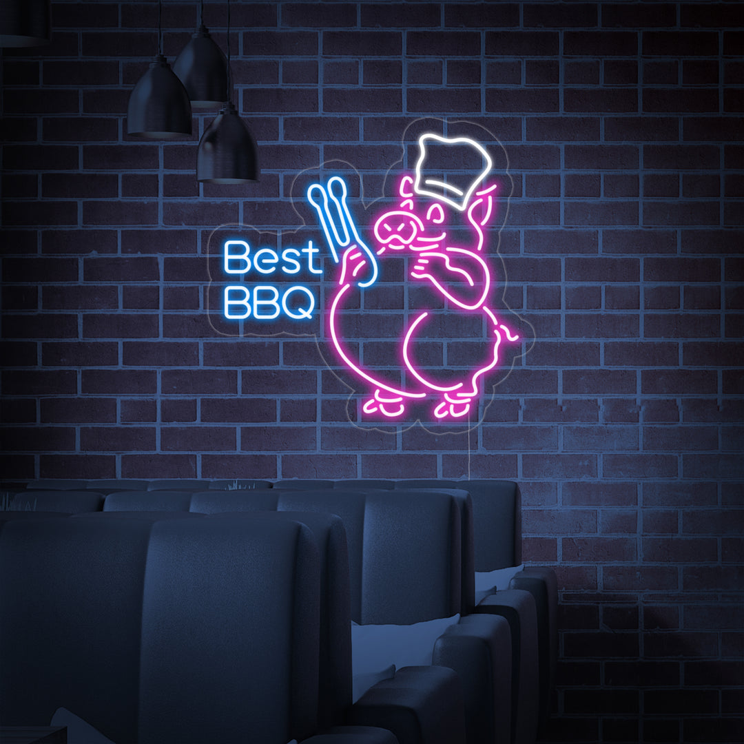 "Best BBQ" Neon Verlichting