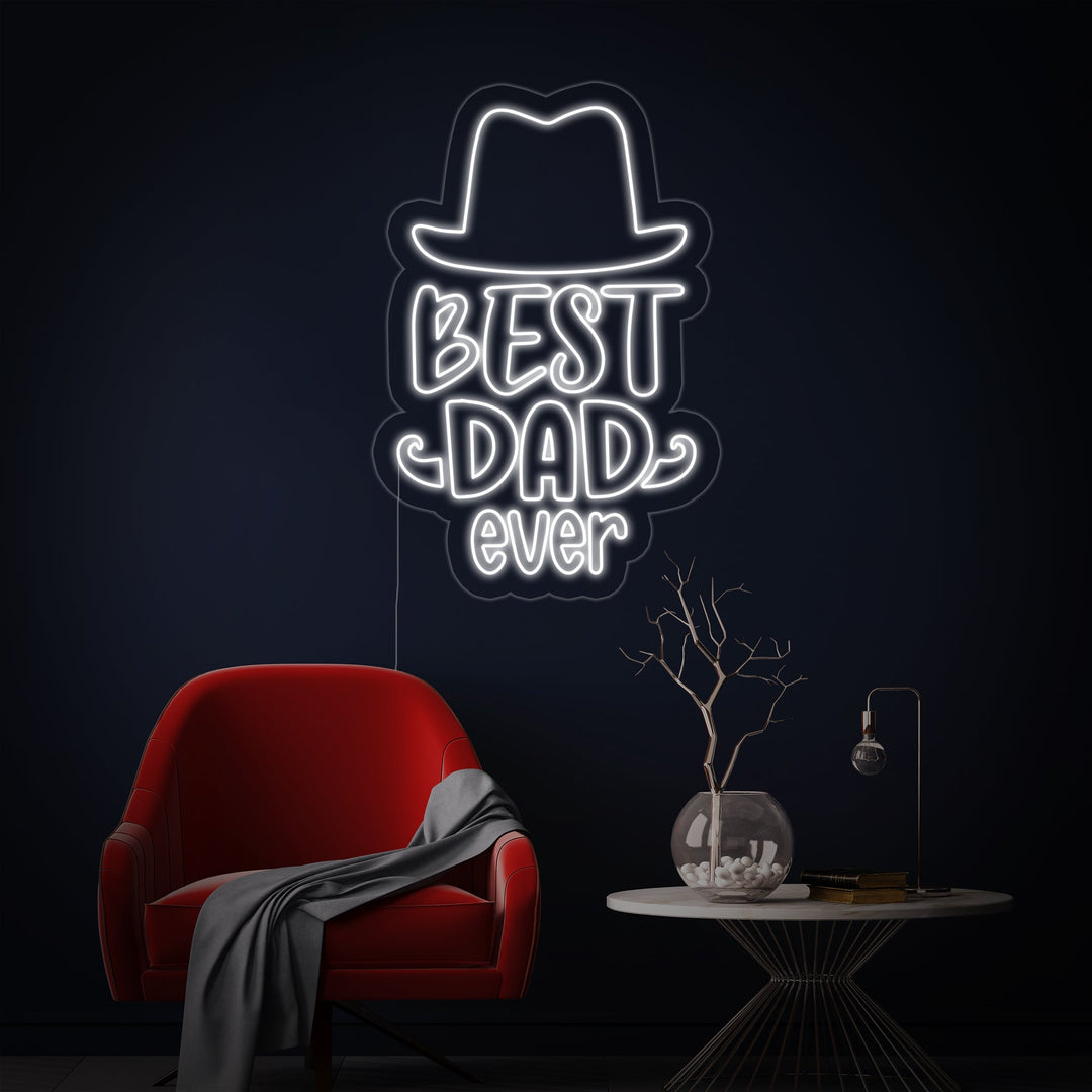 "Best Dad Ever" Neon Verlichting