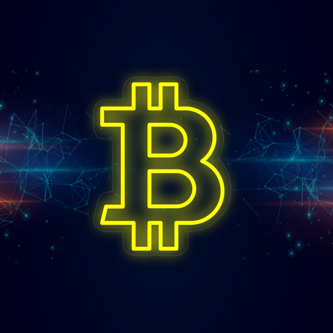 "Bitcoin B" Neon Verlichting
