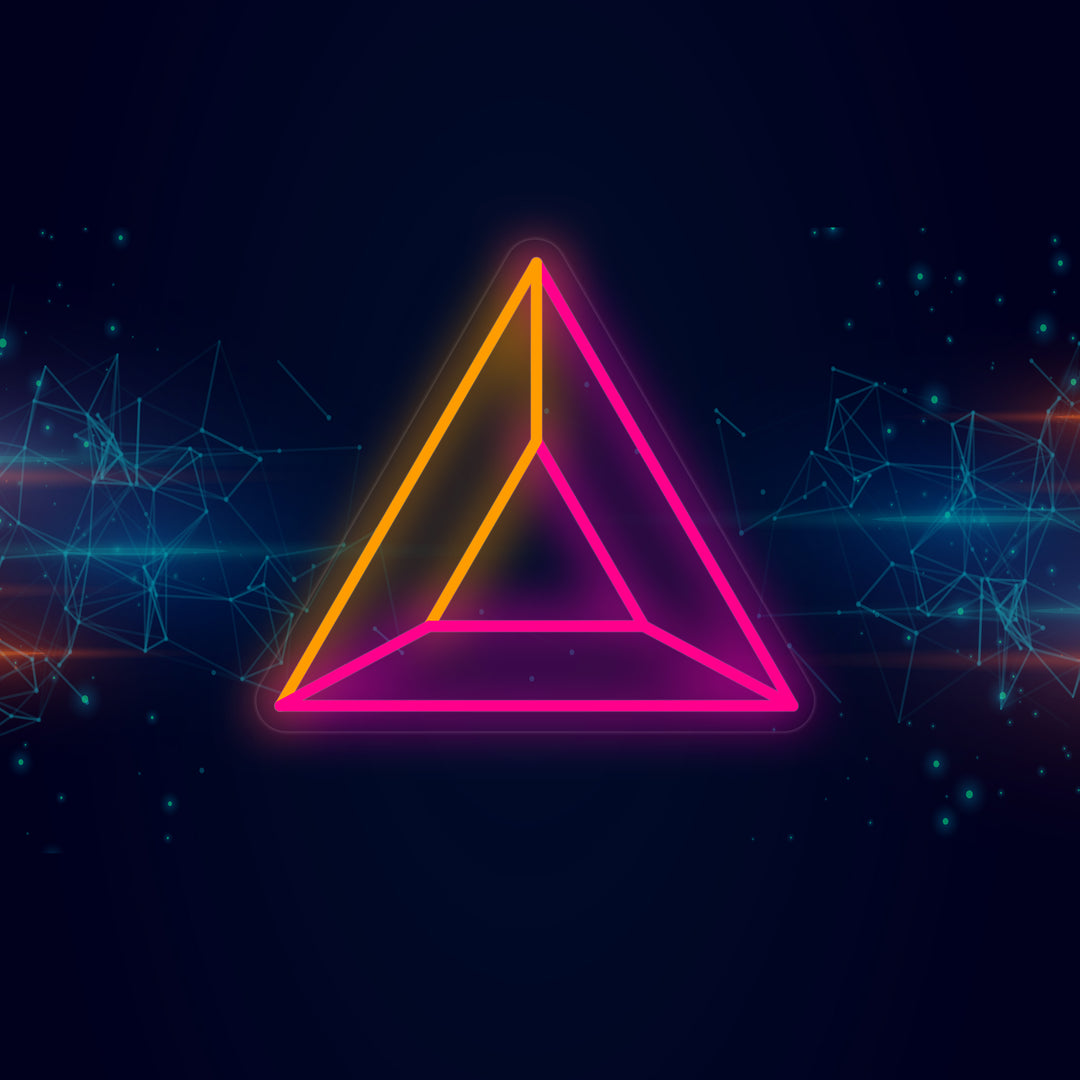 "Brave Munt" Neon Verlichting