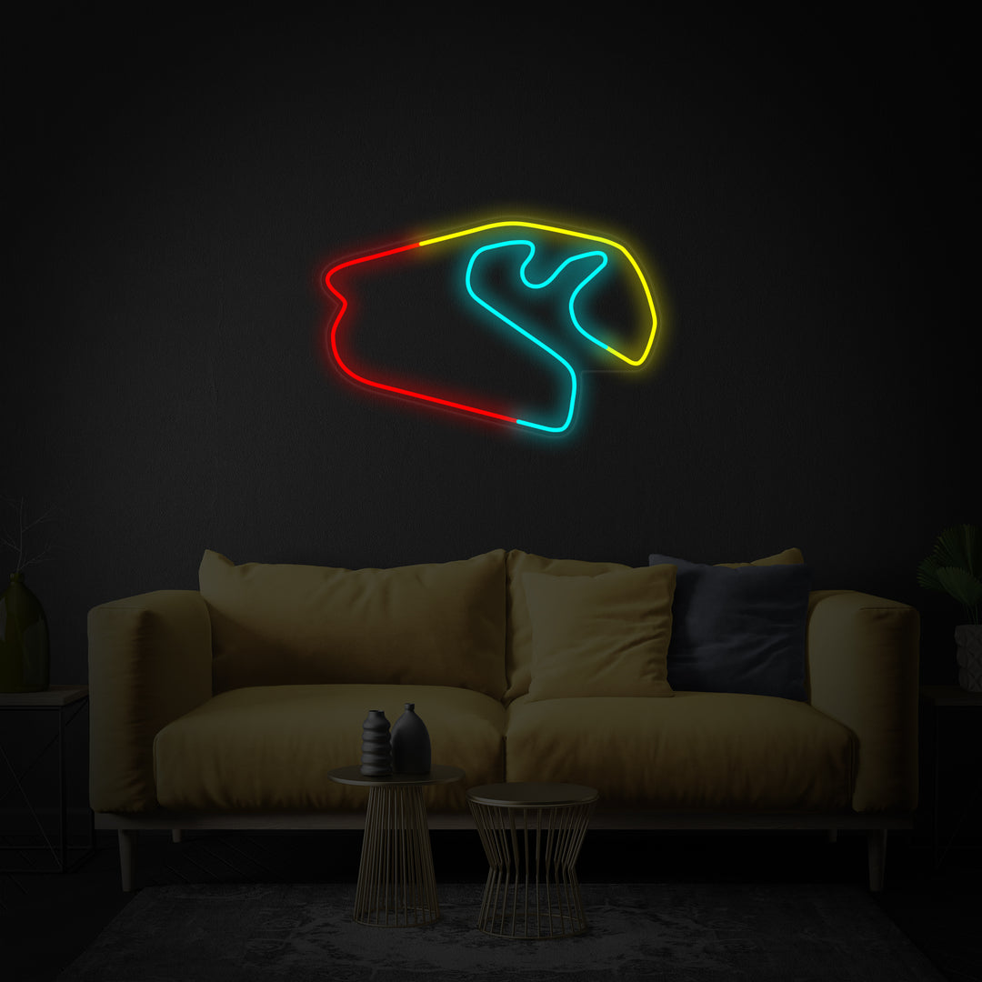 "Braziliaanse F1 Race" Neon Verlichting
