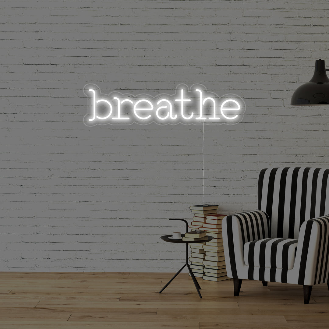 "Breathe" Neon Verlichting