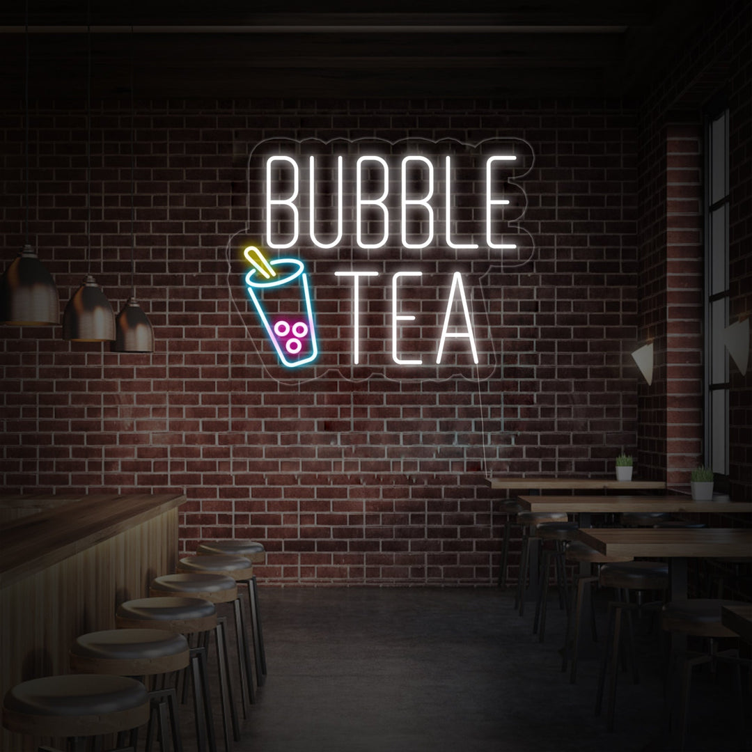 "Kop, Bubble Tea" Neon Verlichting