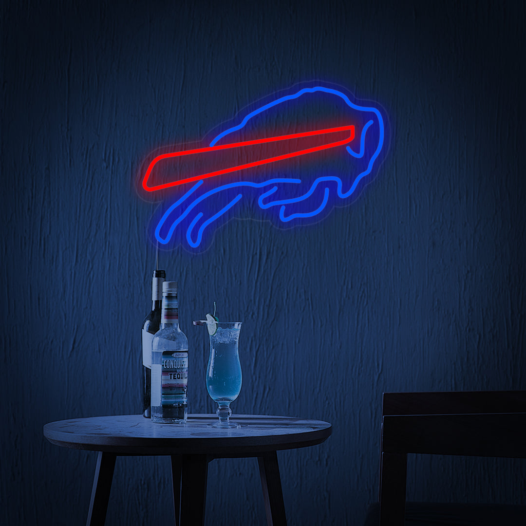 "Buffalo Bills Bierbar" Neon Verlichting