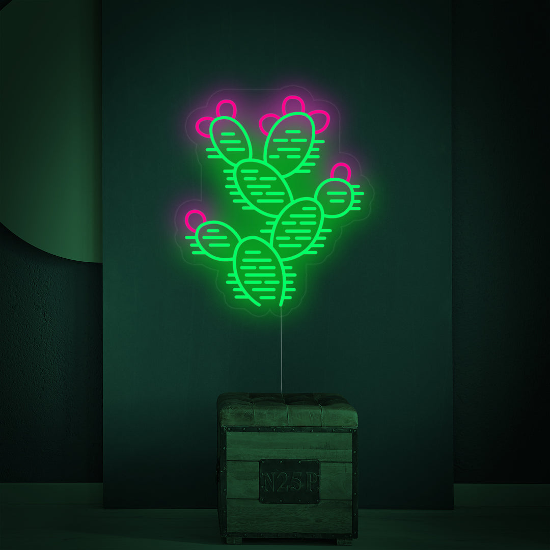"Cactus Woestijnplanten" Neon Verlichting