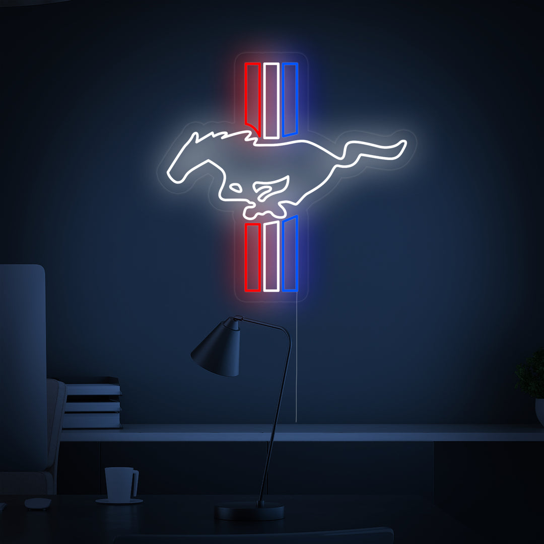 "Auto Logo Paard" Neon Verlichting