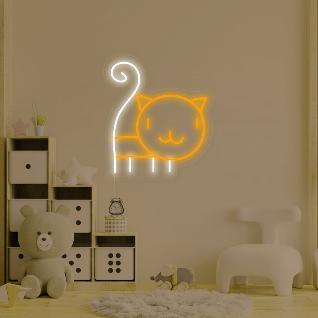"Kattenwelpje, Kinderkamer Decor" Neon Verlichting