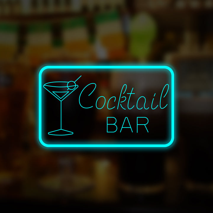 "Cocktail Bar, Cocktail" Mini Neon Verlichting