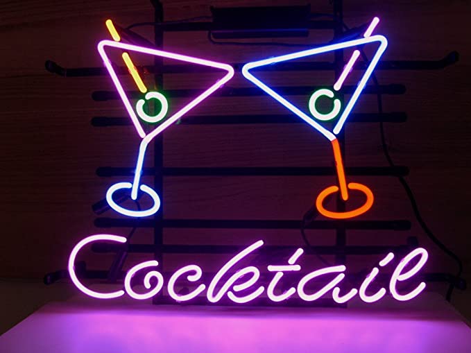 "Cocktails, Martini" Neon Verlichting
