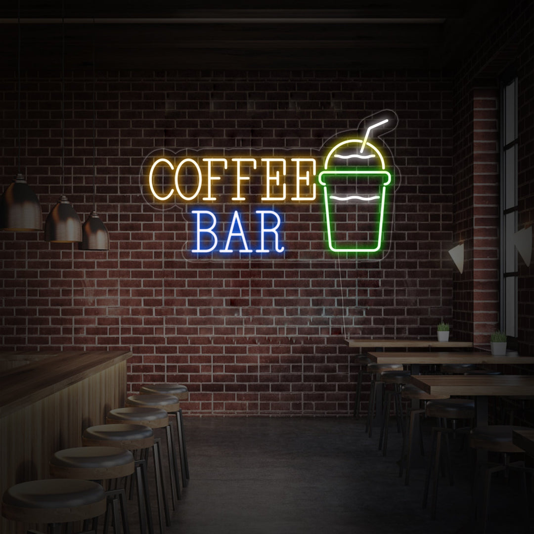 "Koffiekop, Coffee Bar" Neon Verlichting