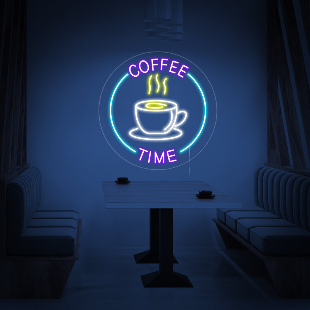 "Coffee Time" Neon Verlichting