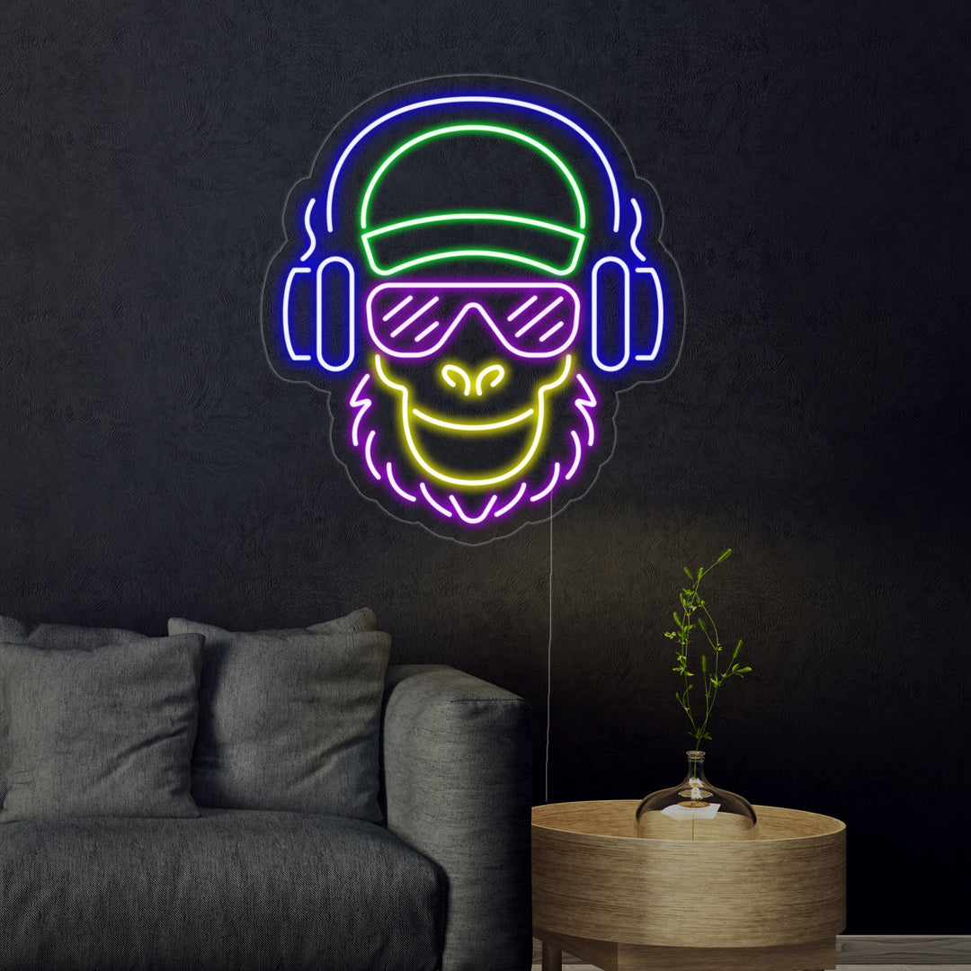 "Coole Aap" Neon Verlichting