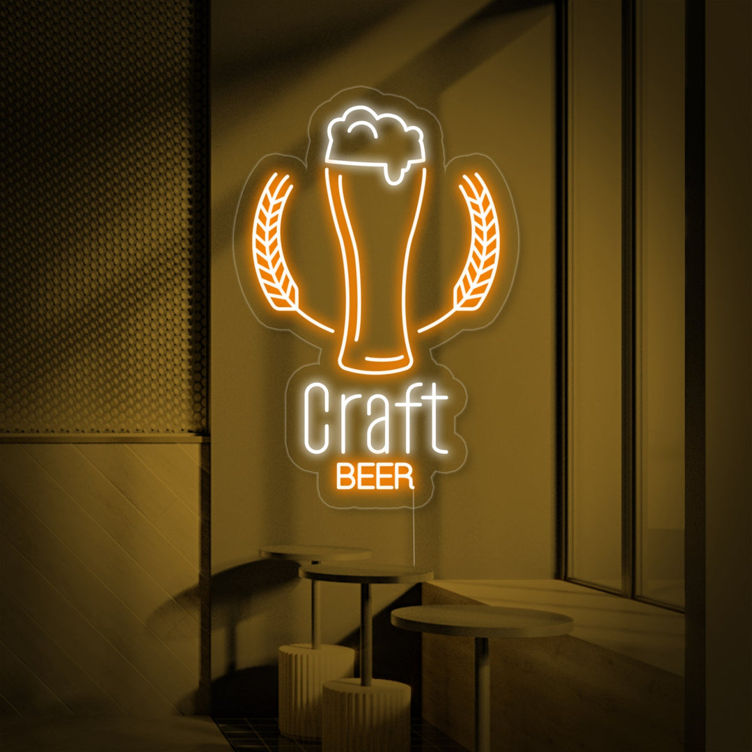 "Craft Beer Brouwerij" Neon Verlichting