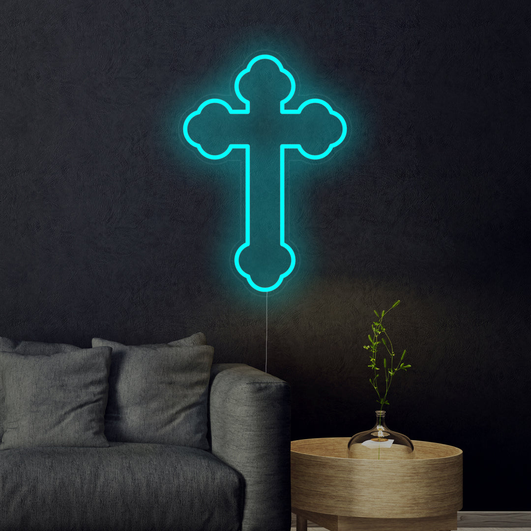 "Kruisbeeld, Jezuskruis" Neon Verlichting