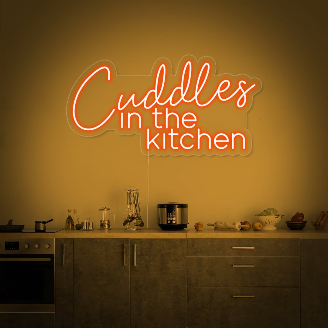 "Cuddles in the Kitchen" Neon Verlichting